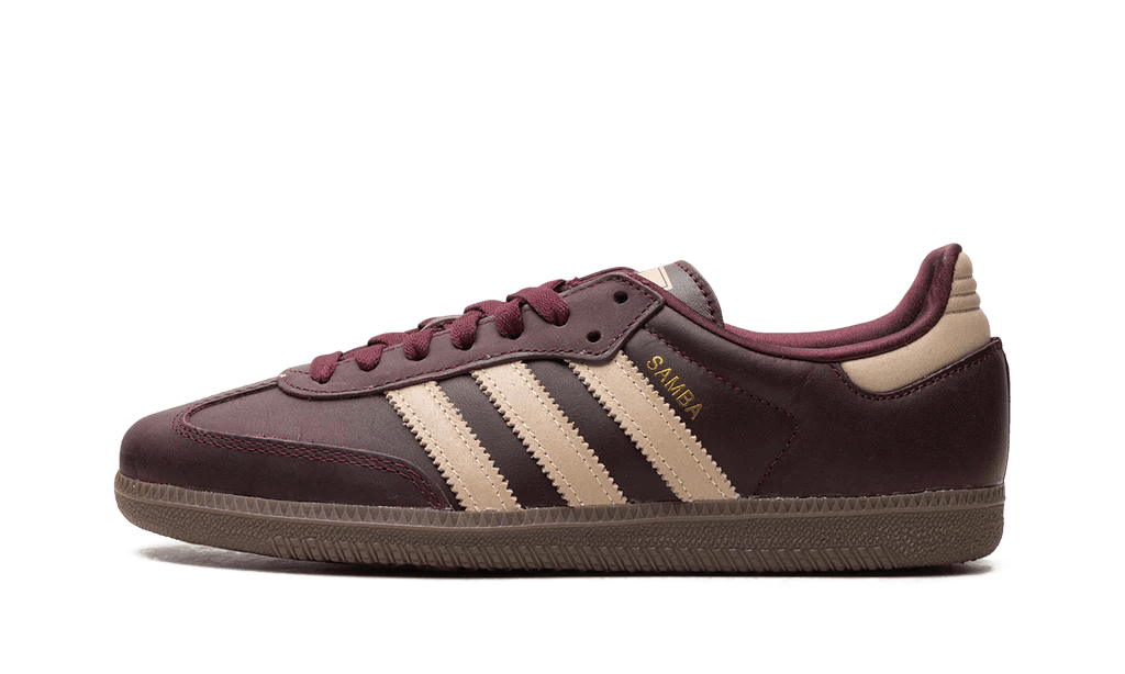 Adidas Samba OG Maroon Crystal Sand (W) | OVERCEZ