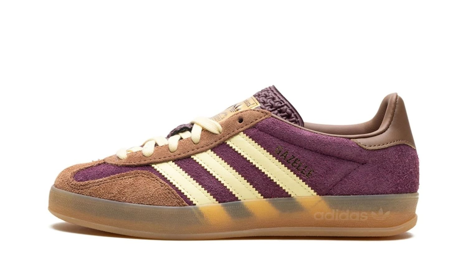 Adidas Gazelle Indoor Maroon Almost Yellow | OVERCEZ