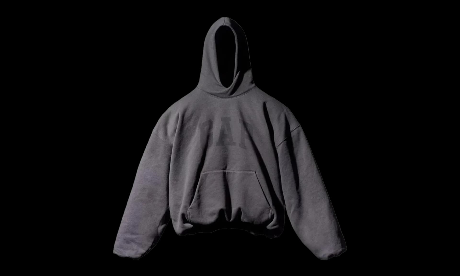 Yeezy Gap Engineered by Balenciaga Dove Hoodie Black | OVERCEZ