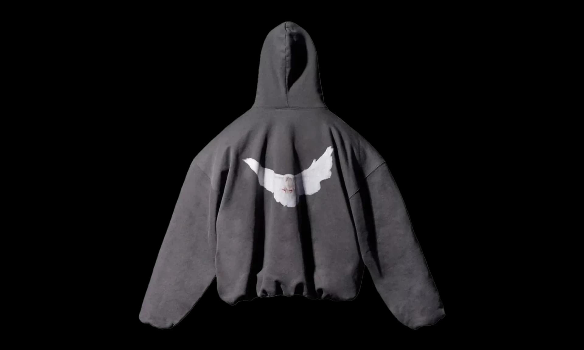 Yeezy Gap Engineered by Balenciaga Dove Hoodie Black | OVERCEZ