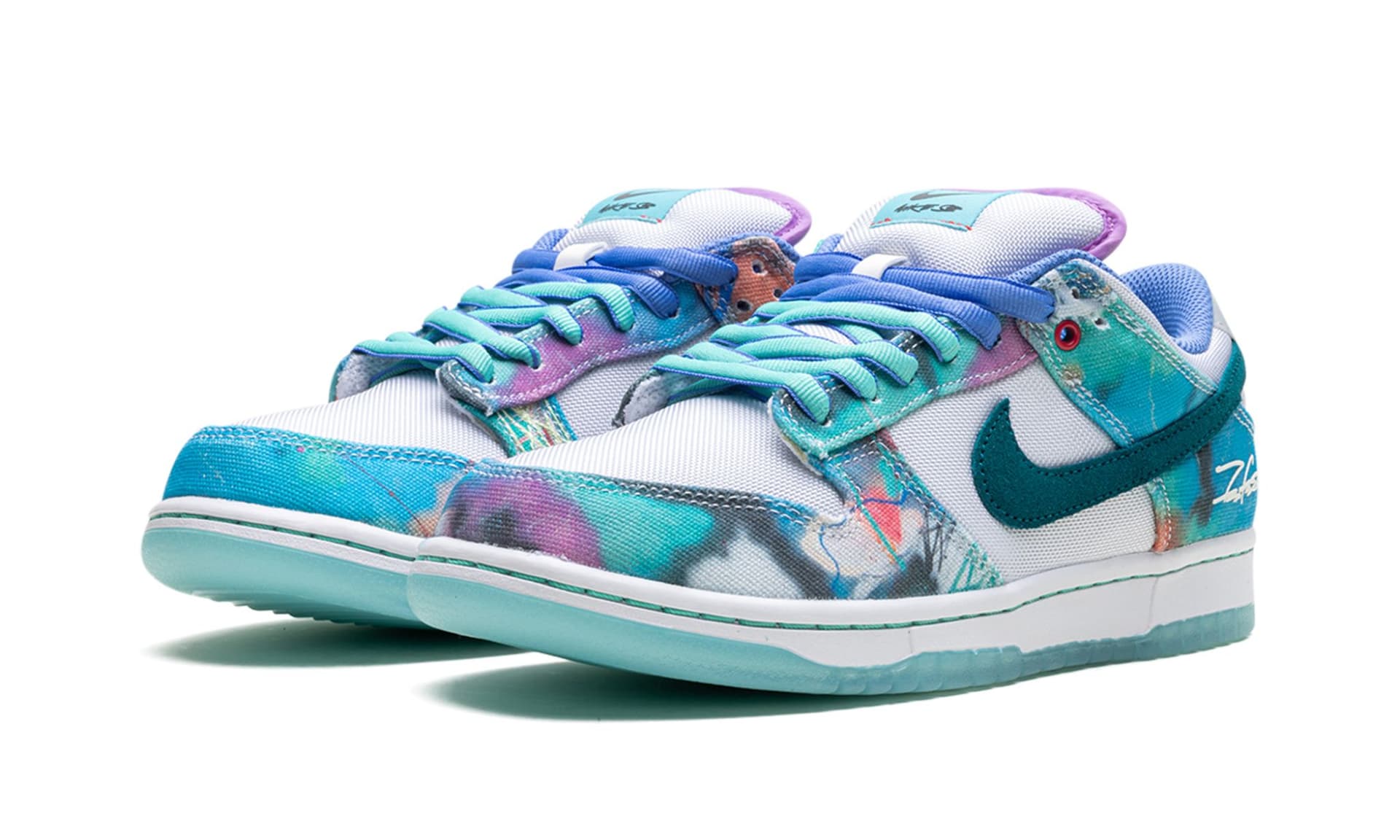 Nike SB Dunk Low Futura Laboratories Bleached Aqua | OVERCEZ
