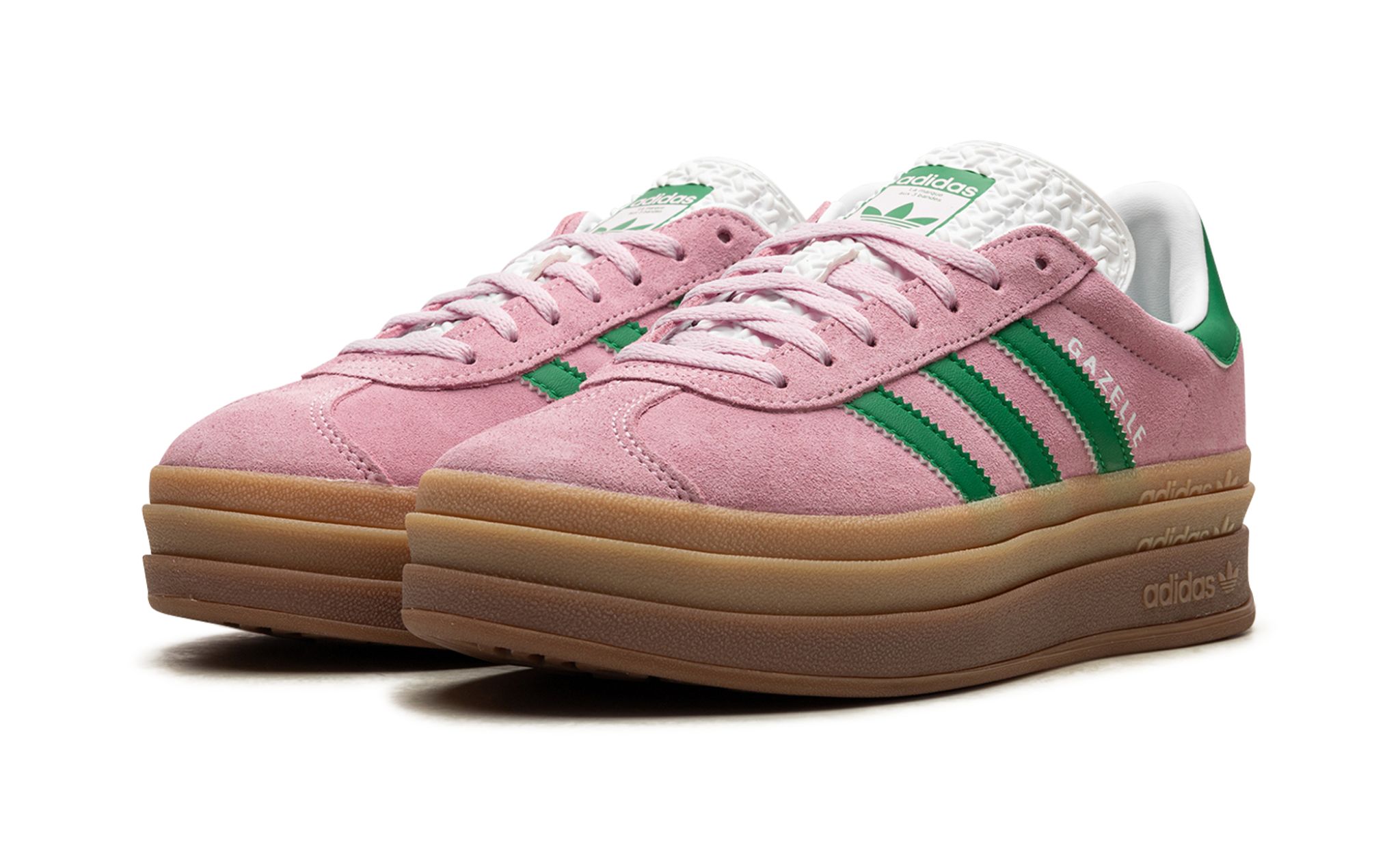 Adidas Gazelle Bold True Pink Green Cloud White (W)