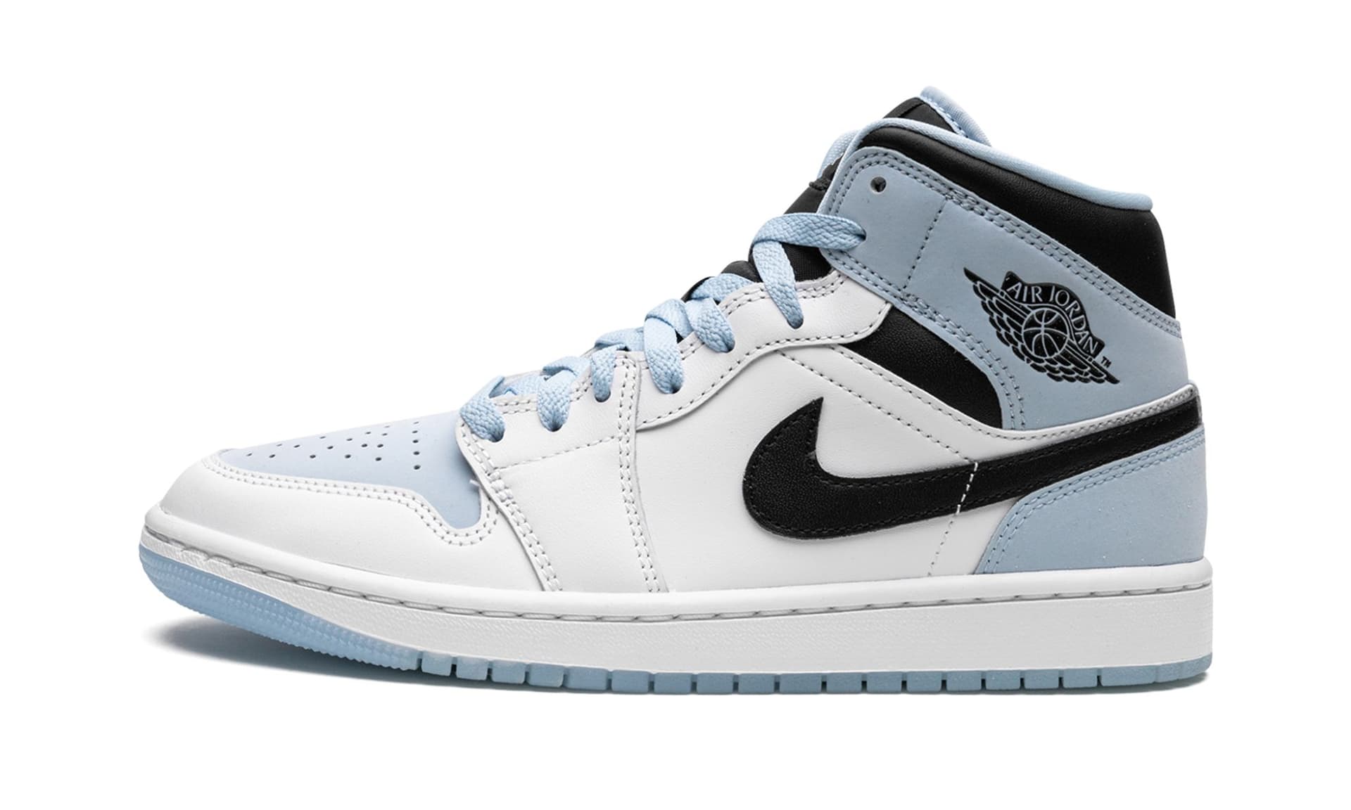 Air Jordan 1 Mid SE Ice Blue Black | OVERCEZ