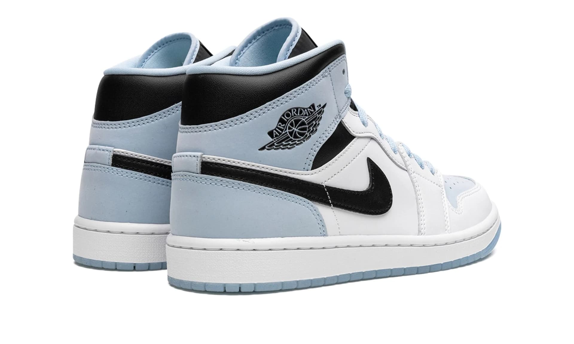 Air Jordan 1 Mid SE Ice Blue Black | OVERCEZ