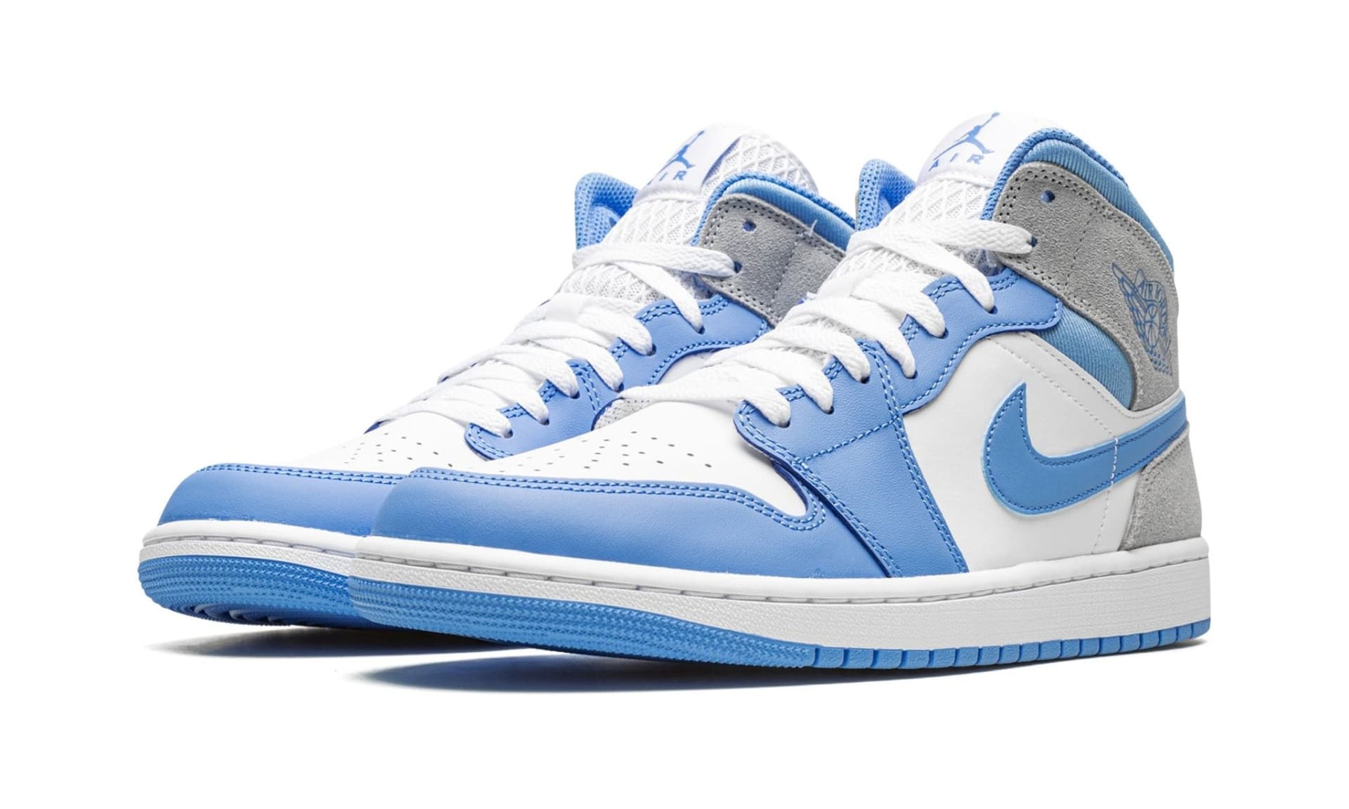 Air Jordan 1 Mid University Blue Grey | OVERCEZ