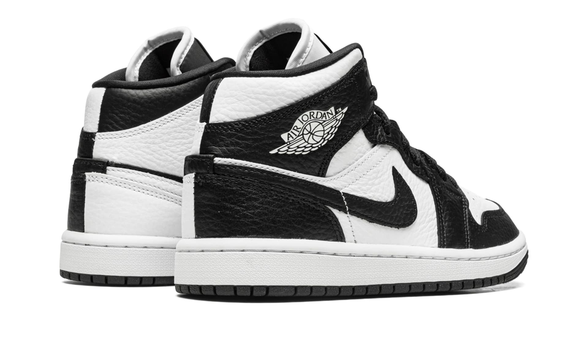 Air Jordan 1 Mid Split Black White (W) | OVERCEZ