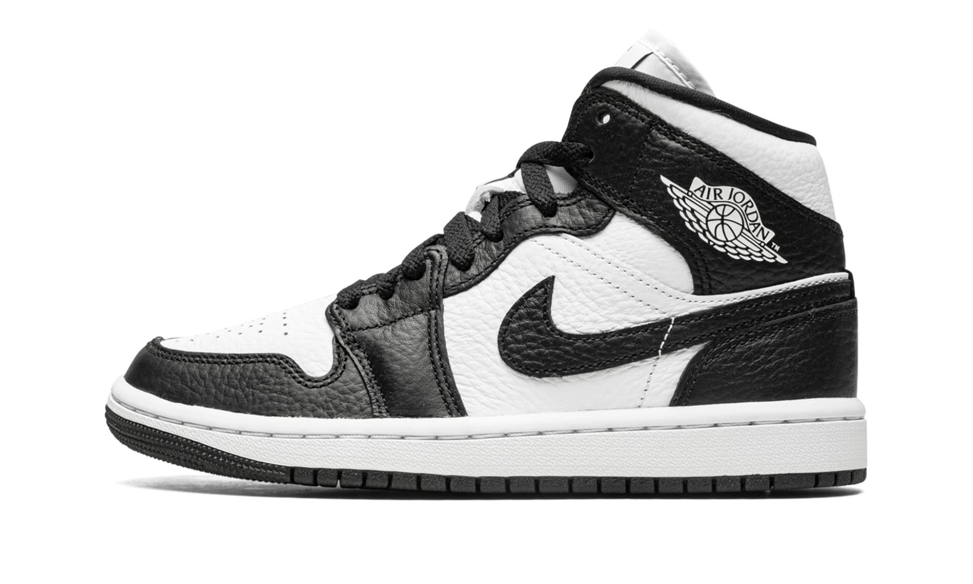 Air Jordan 1 Mid Split Black White (W) | OVERCEZ