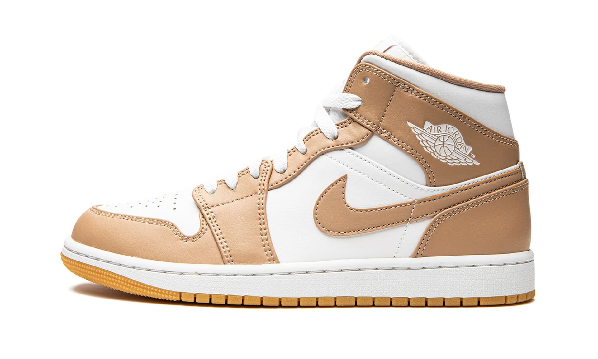 Air Jordan 1 Mid Tan Gum | OVERCEZ