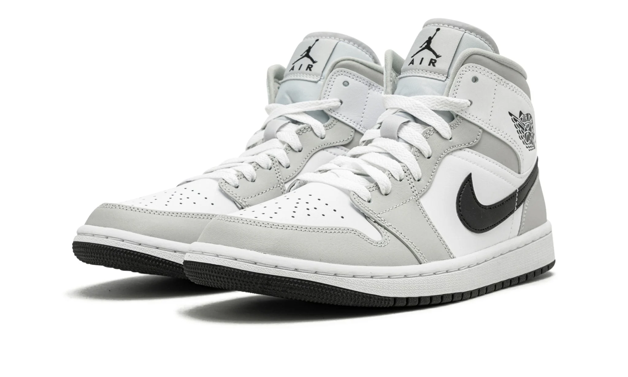 Air Jordan 1 Mid Light Smoke Grey (W)