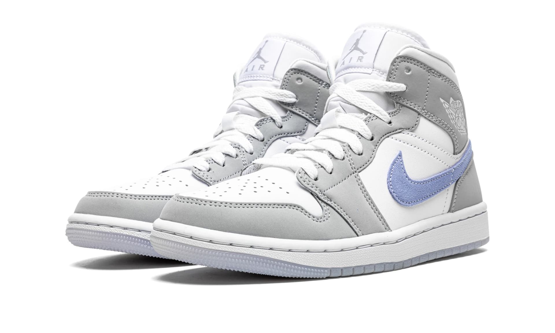 Air Jordan 1 Mid Wolf Grey Aluminum (W) | OVERCEZ