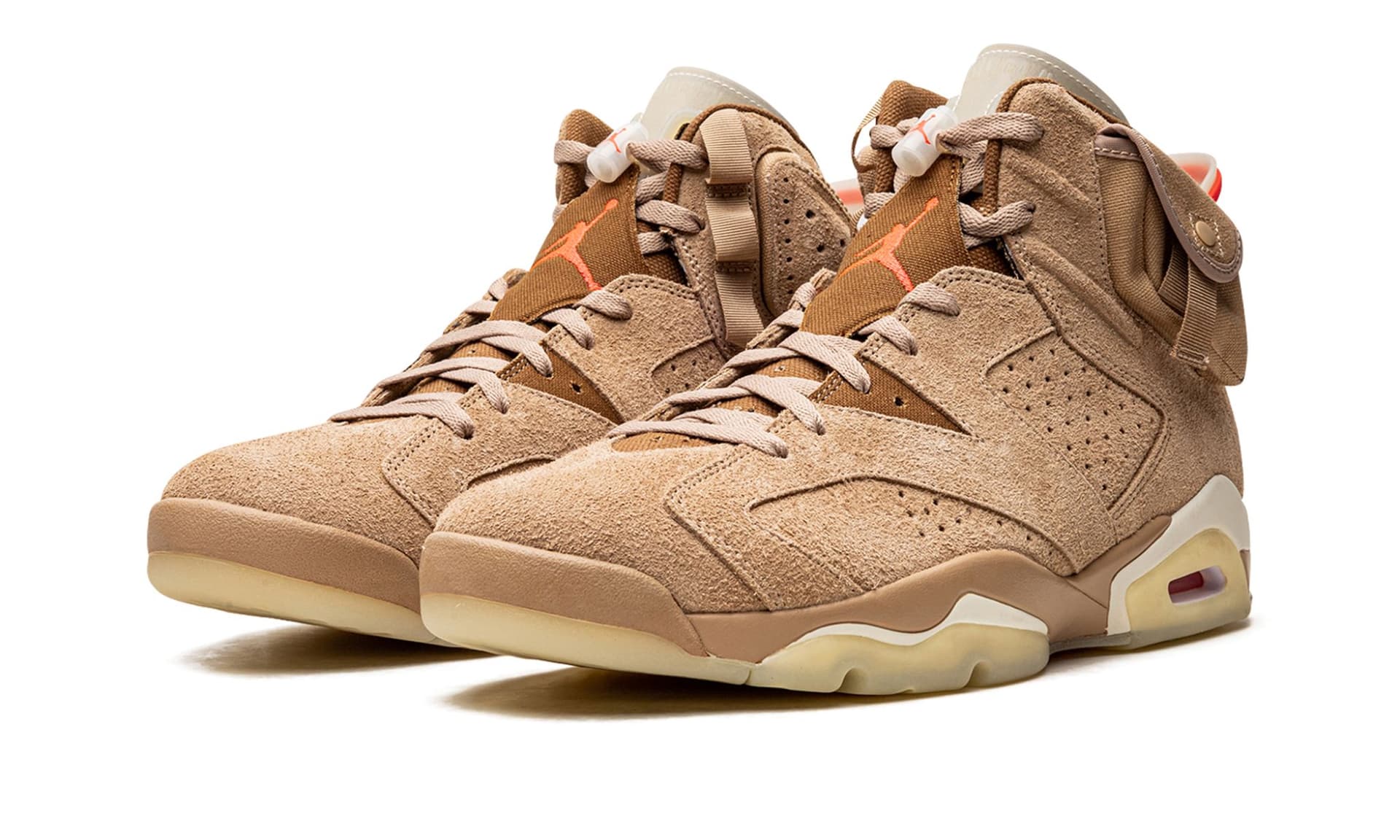 Air Jordan 6 Retro Travis Scott British Khaki | OVERCEZ