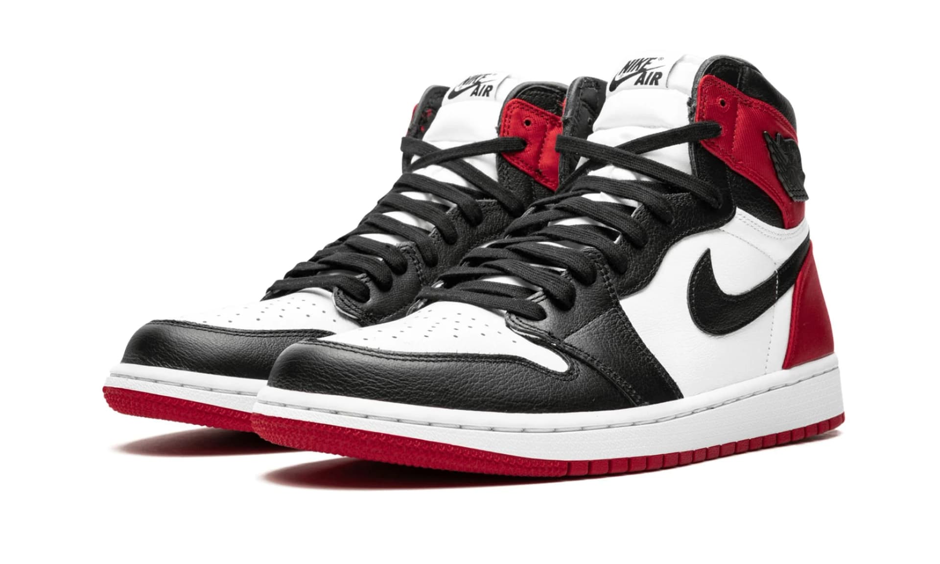 Air Jordan 1 Retro High Satin Black Toe (W) | OVERCEZ