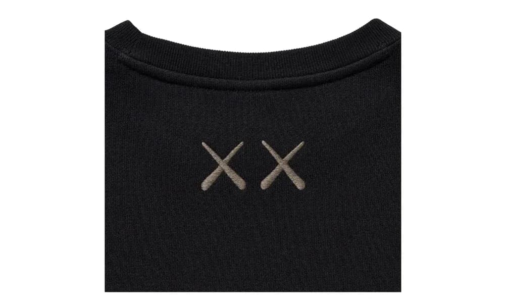 KAWS x Uniqlo Longsleeve Sweatshirt Black BBF | OVERCEZ