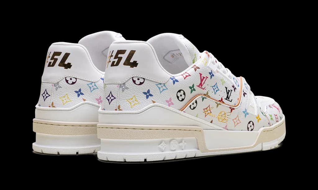 Louis Vuitton LV Trainer Takashi Murakami White | OVERCEZ