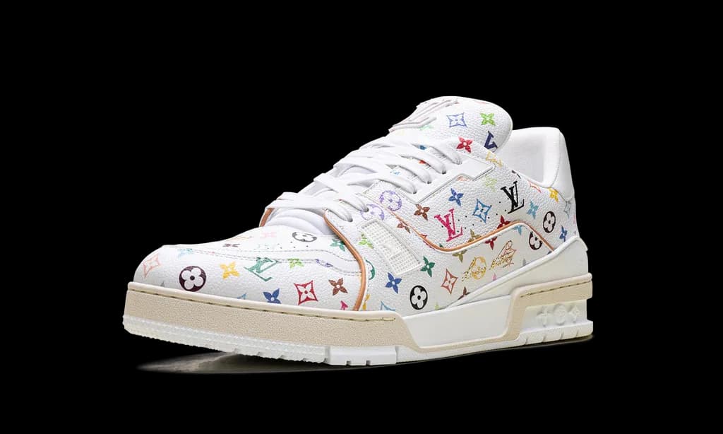 Louis Vuitton LV Trainer Takashi Murakami White | OVERCEZ