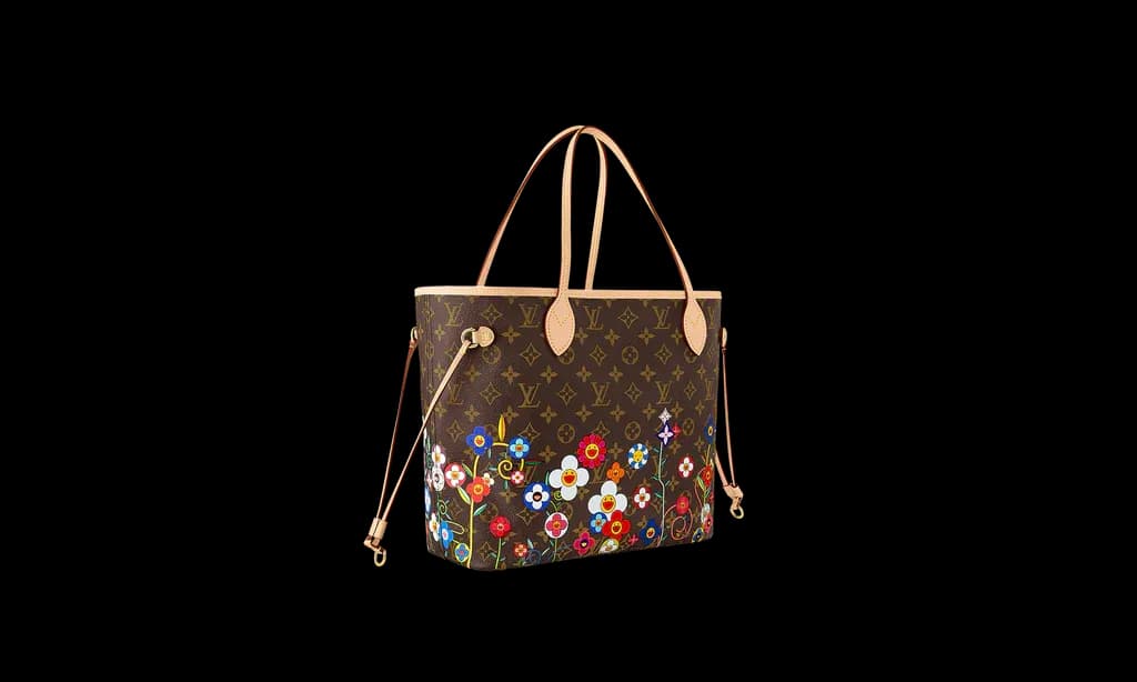 Louis Vuitton x Takashi Murakami Neverfull MM Superflat Monogram | OVERCEZ