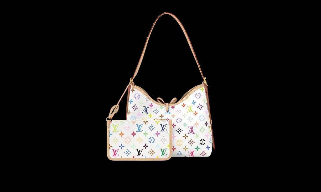 Louis Vuitton x Takashi Murakami CarryAll PM White Multicolored