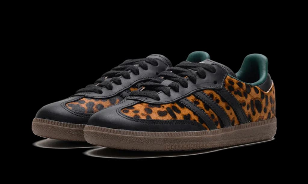 Adidas Samba OG Black Green Leopard (W) | OVERCEZ