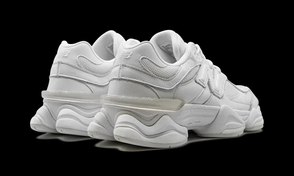 New Balance 9060 Triple White | OVERCEZ