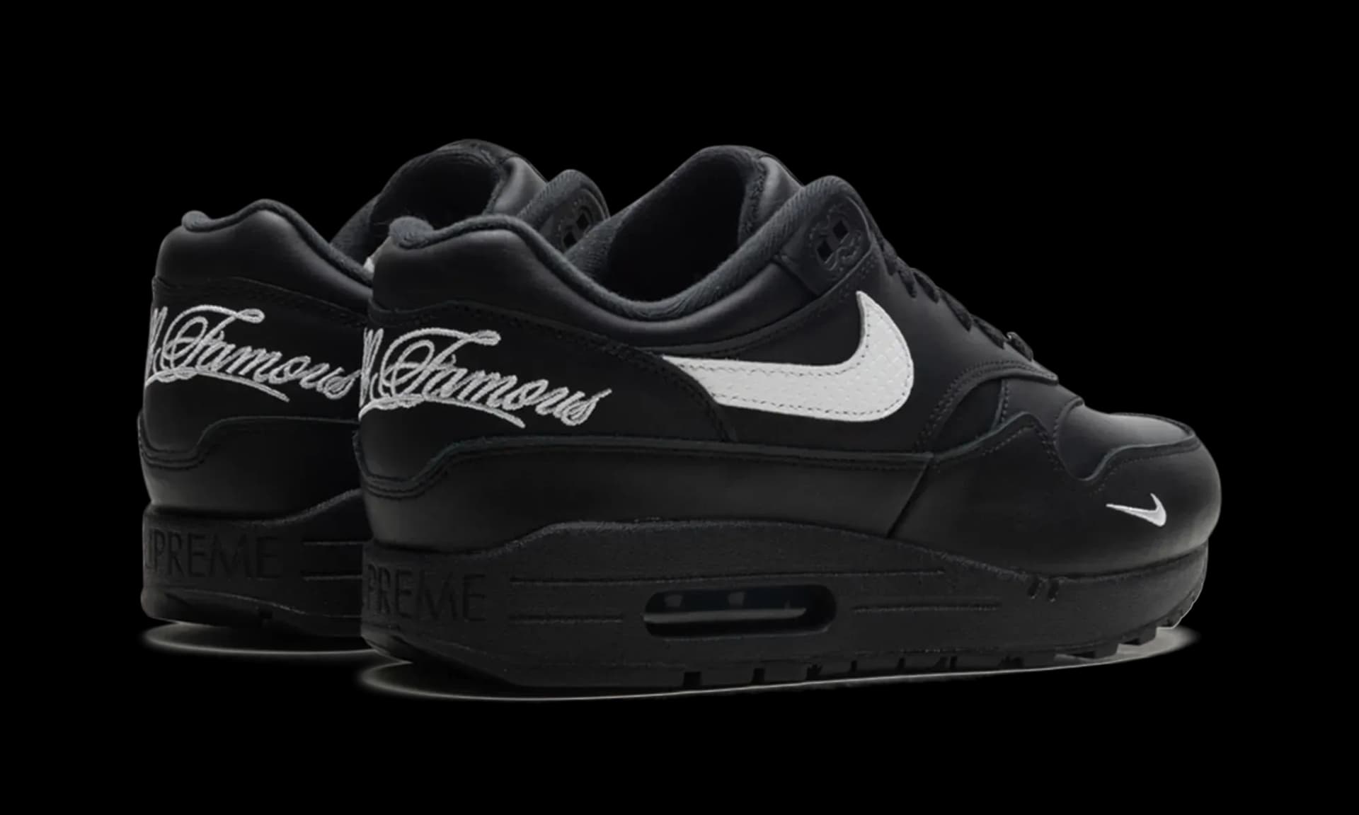 Nike Air Max 1 '87 SP Supreme Black White | OVERCEZ