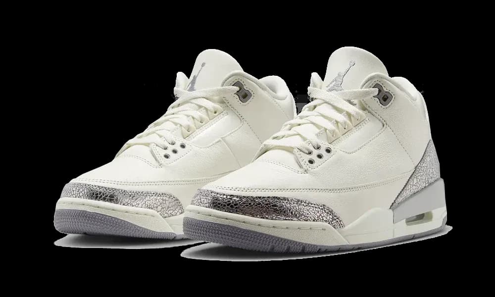 Air Jordan 3 Retro Sail Cement Grey (W) | OVERCEZ