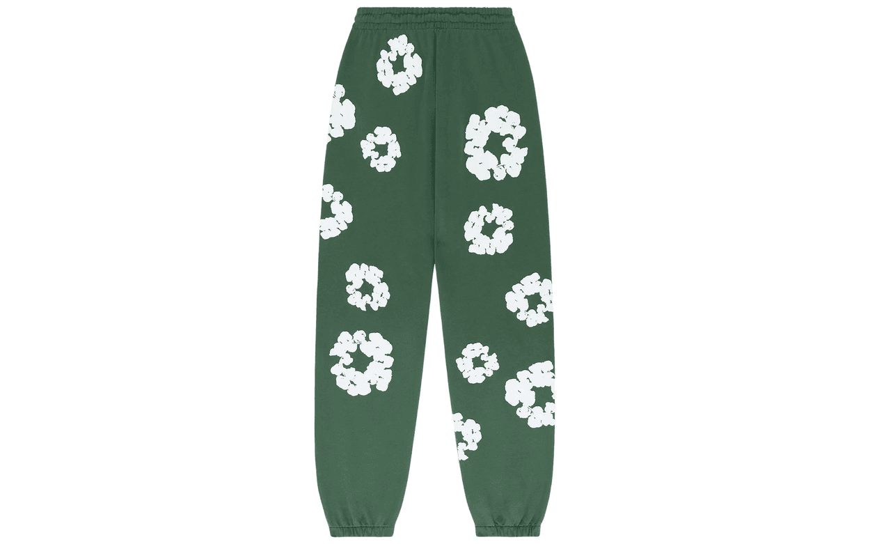 Denim Tears The Cotton Wreath Sweatpants Green | OVERCEZ