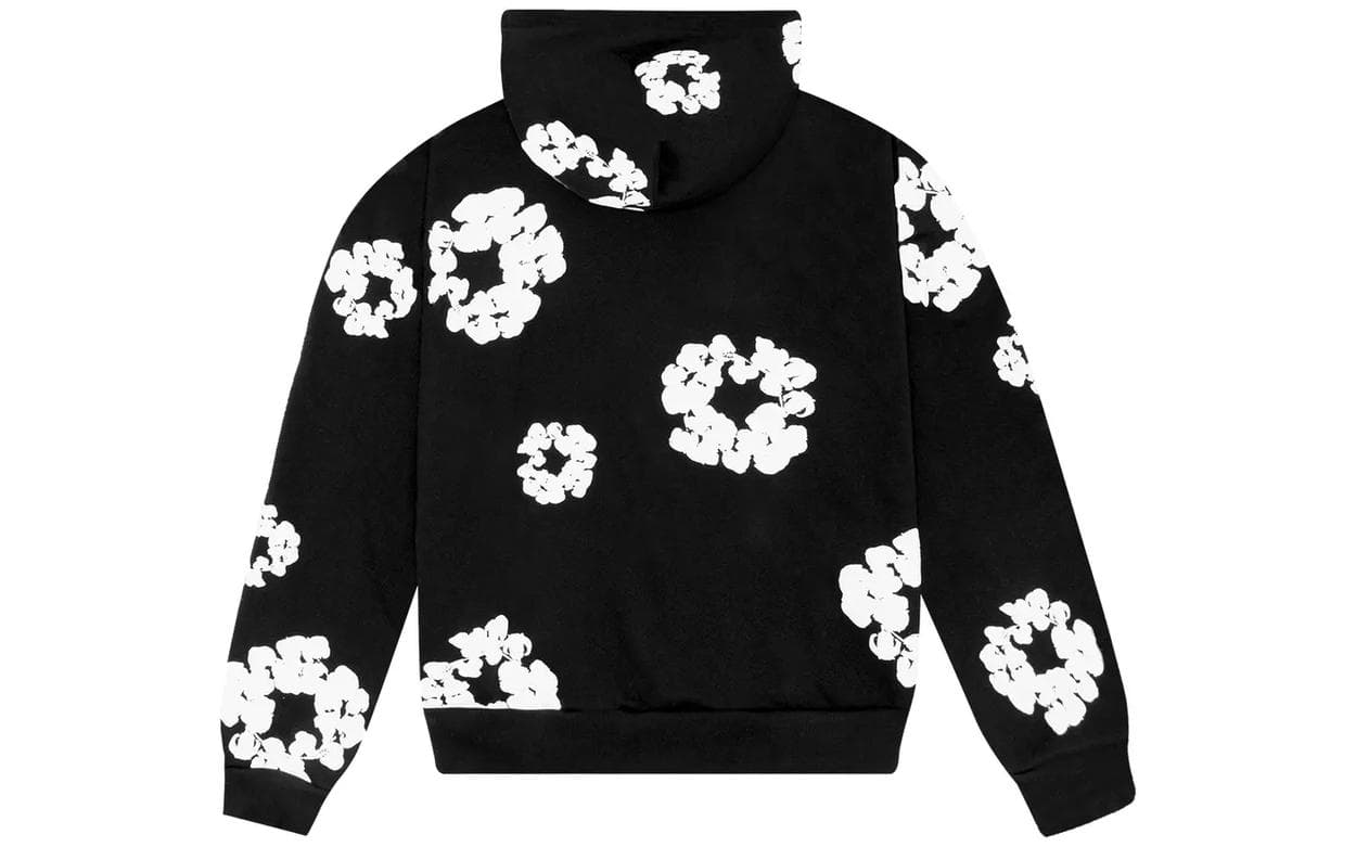 Denim Tears The Cotton Wreath Sweatshirt Black | OVERCEZ
