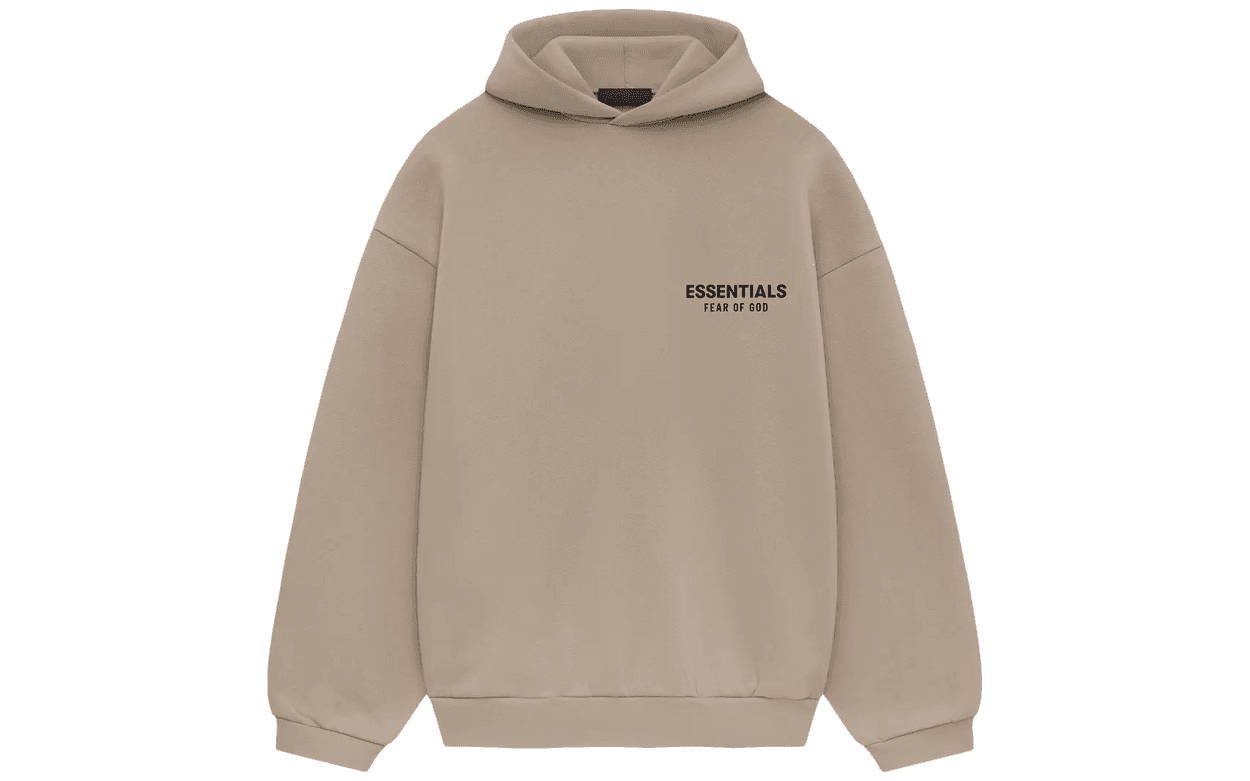 Fear of God Essentials Fleece Hoodie Desert Sand | OVERCEZ