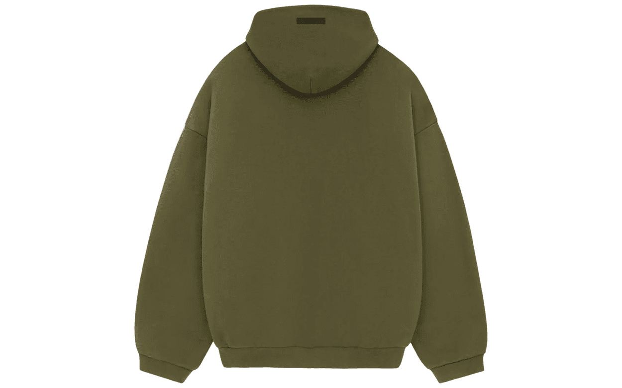 Fear of God Essentials Fleece Hoodie Military | OVERCEZ