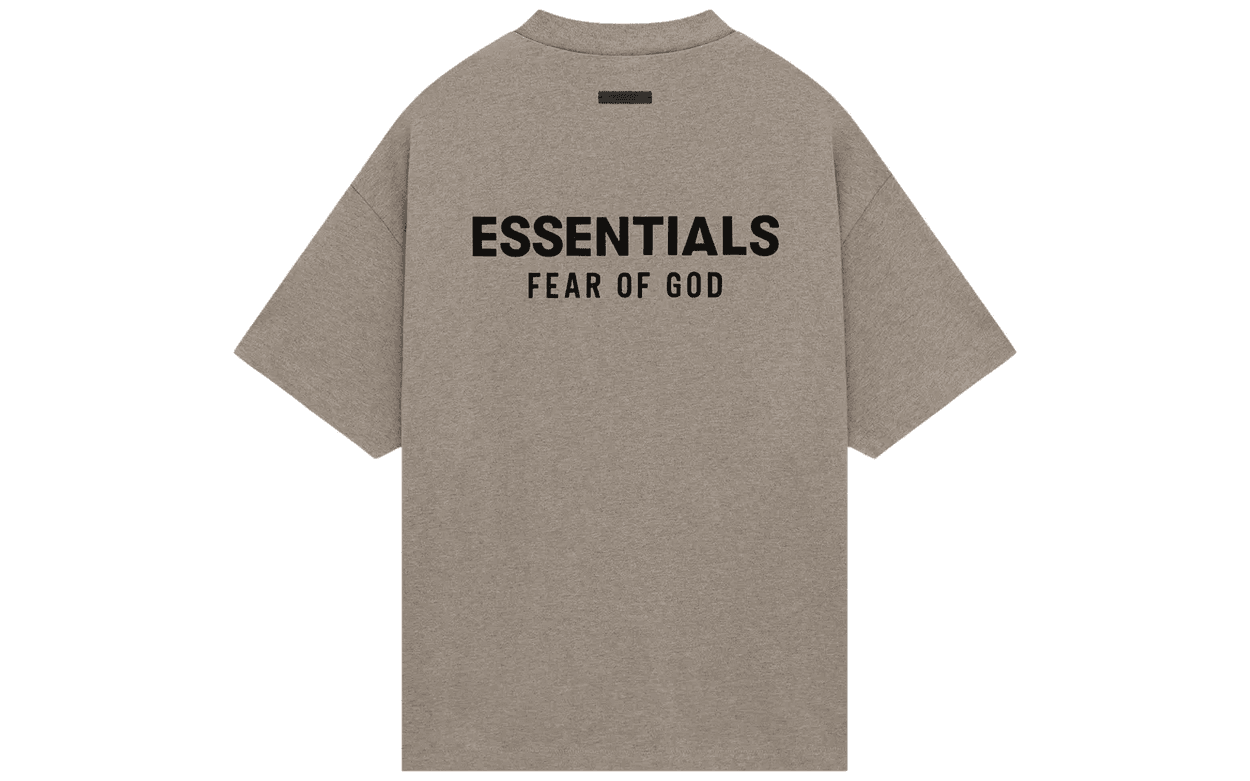 Fear of God Essentials Jersey Crewneck T-Shirt Heather Gray | OVERCEZ