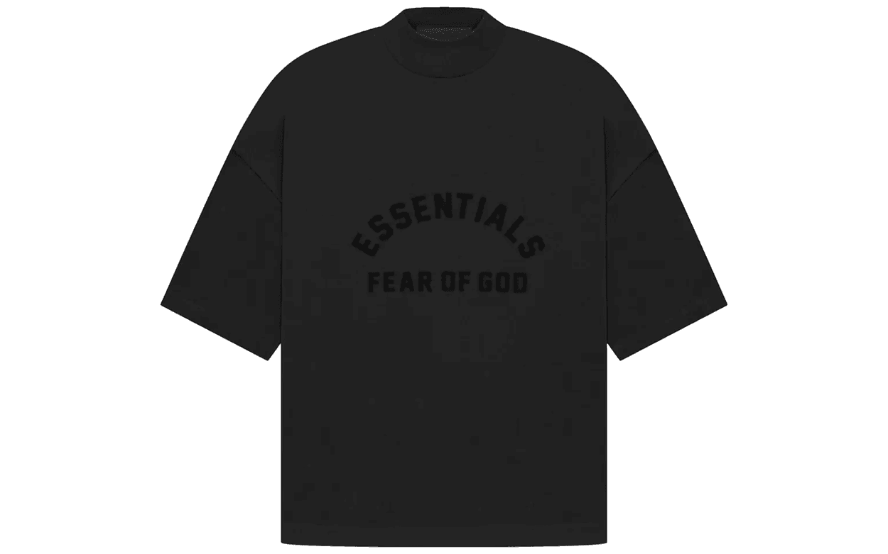 Fear of God Essentials Arch Logo Tee Jet Black