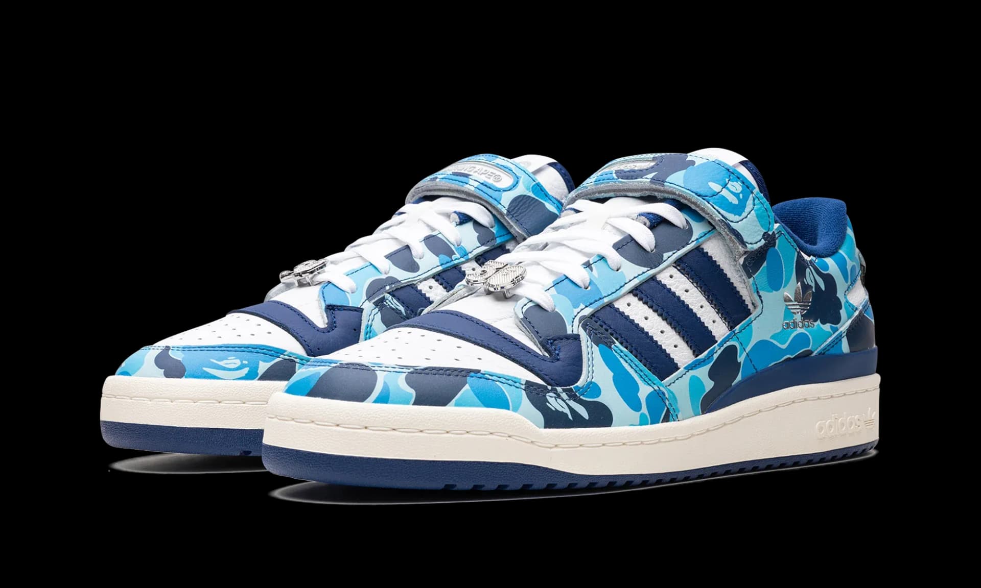 Adidas Forum 84 Low Bape 30th Anniversary Blue Camo | OVERCEZ