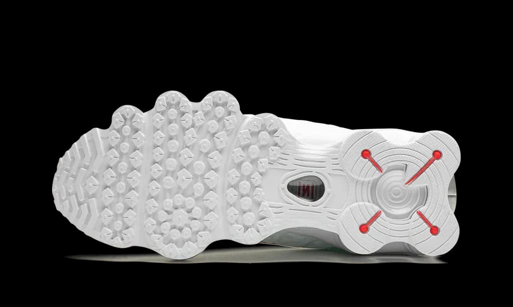 Nike Shox TL White Metallic Silver Max Orange (W) | OVERCEZ