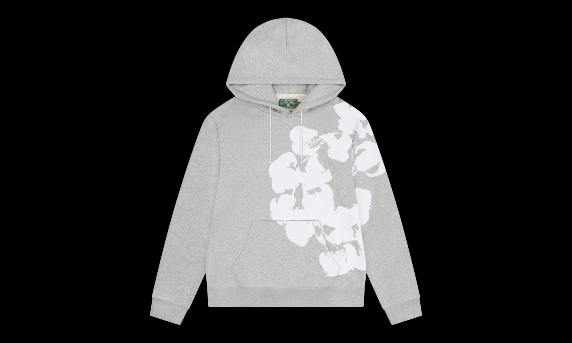 Denim Tears Big Cotton Wreath Sweatshirt Grey
