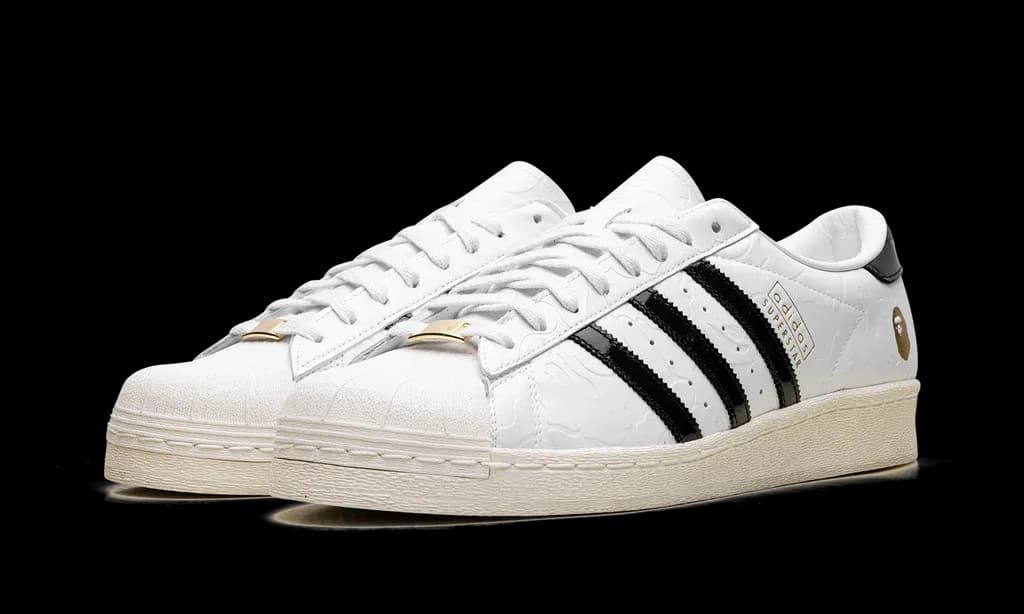 Adidas Superstar Vintage x BAPE White Black | OVERCEZ