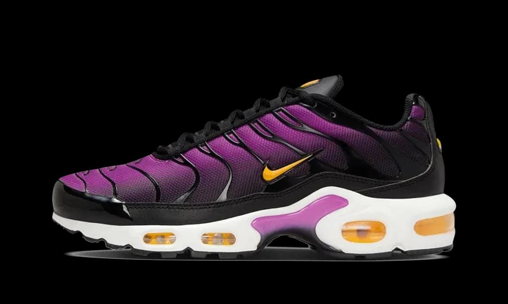 Nike Air Max Plus Black Laser Orange White Hyper Violet (W)