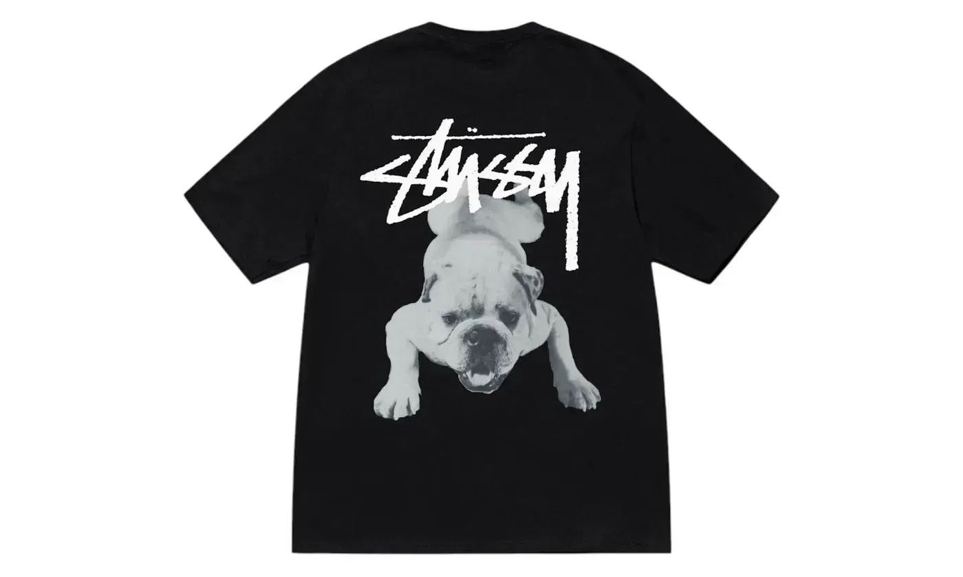Stussy Stock Dog Tee Black | OVERCEZ