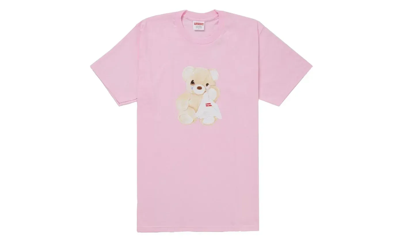 Supreme Bear Tee Light Pink | OVERCEZ