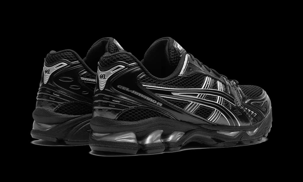 ASICS Gel-Kayano 14 Black Pure Silver | OVERCEZ