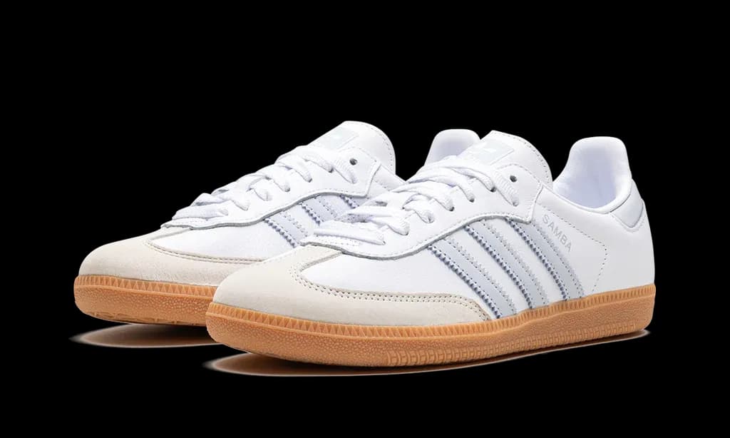 Adidas Samba OG White Halo Blue Gum (W) | OVERCEZ