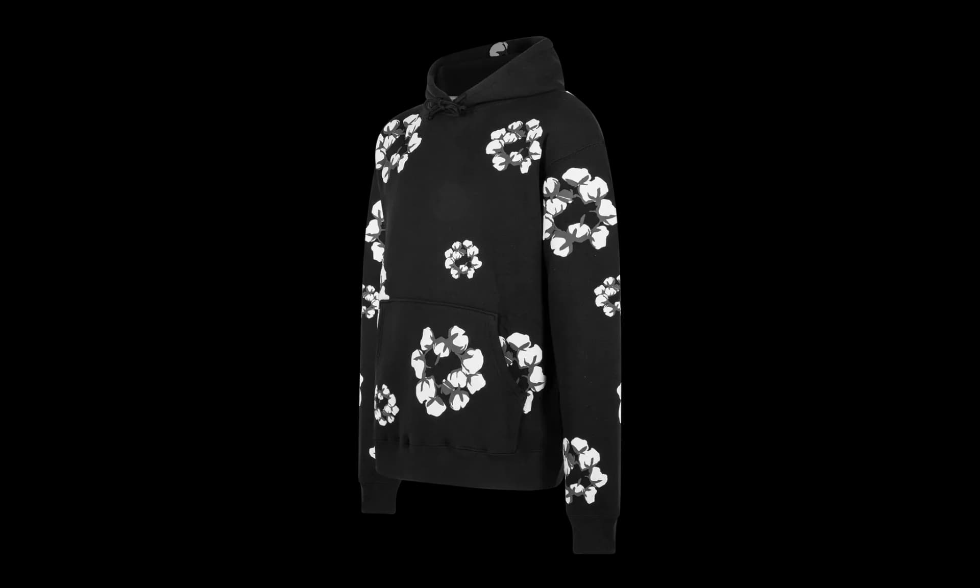 Denim Tears x CPFM Cactus Tears Wreath Hoodie Black | OVERCEZ