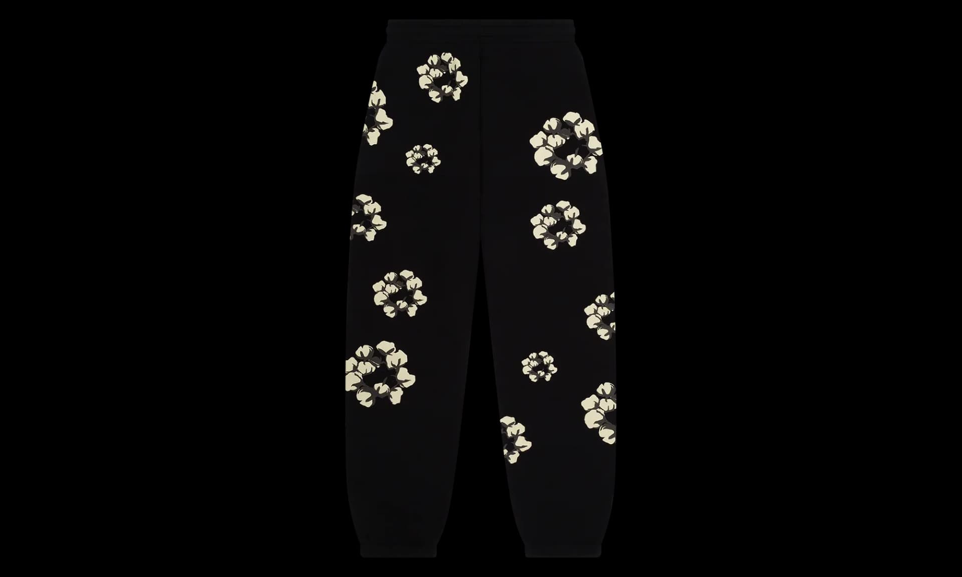 Denim Tears x CPFM Cactus Tears Wreath Sweatpants Black | OVERCEZ