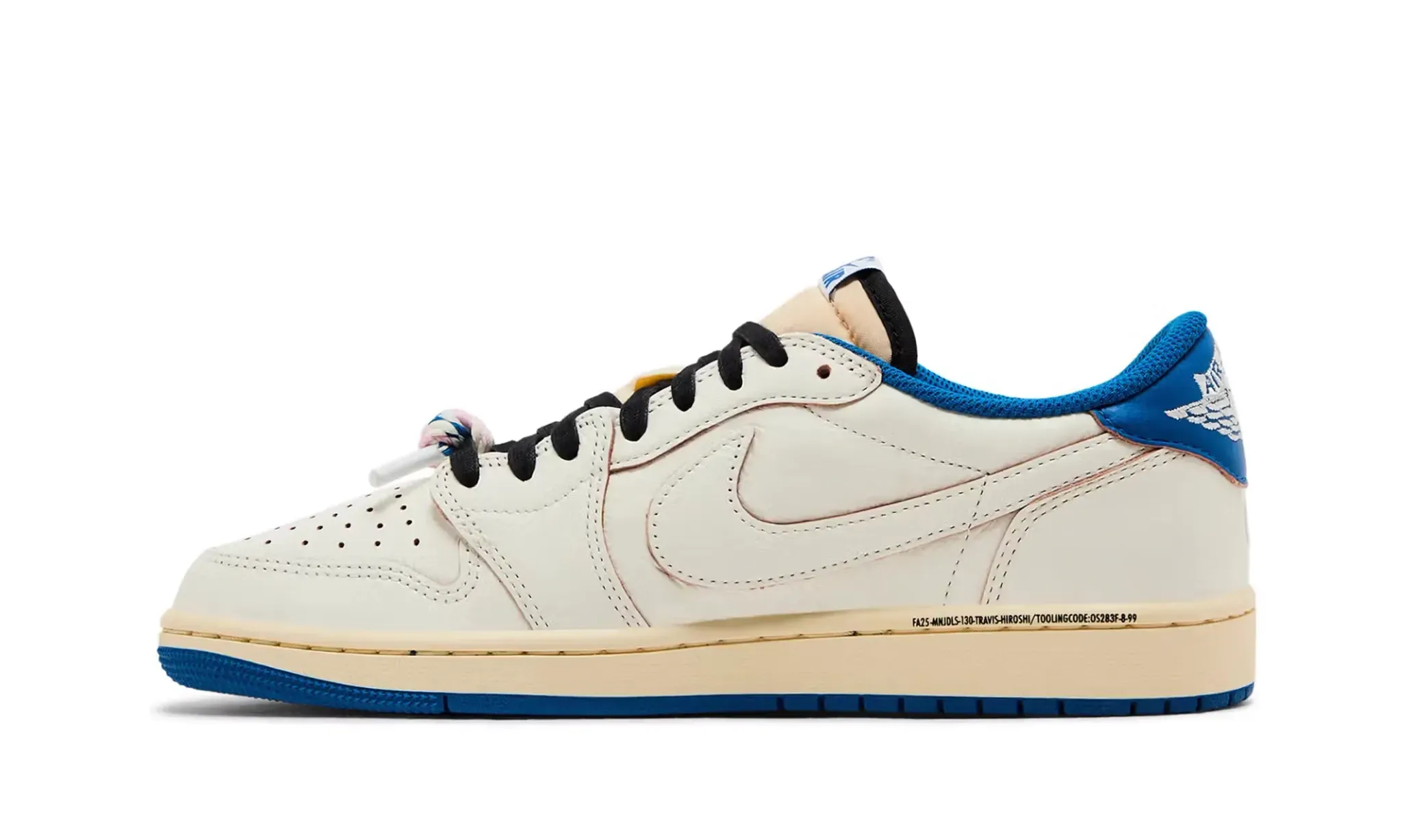 Air Jordan 1 Retro Low OG SP Fragment x Travis Scott Sail Military Blue (2025) | OVERCEZ
