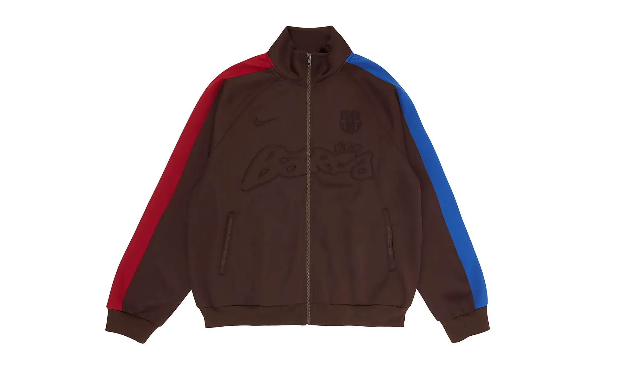 Travis Scott x Nike x FC Barcelona Retro Zip Anthem Jacket Black | OVERCEZ
