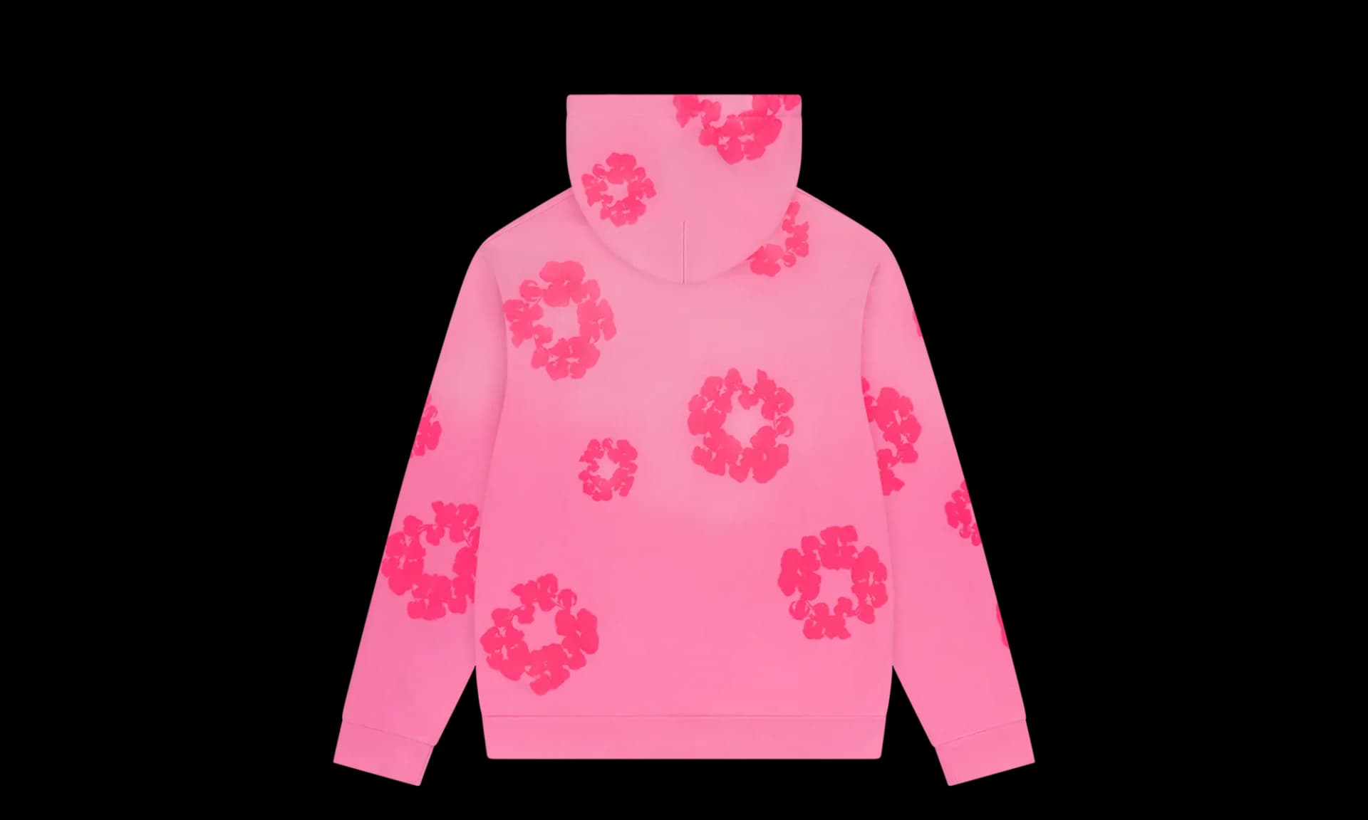 Denim Tears Mono Cotton Wreath Hoodie Pink | OVERCEZ