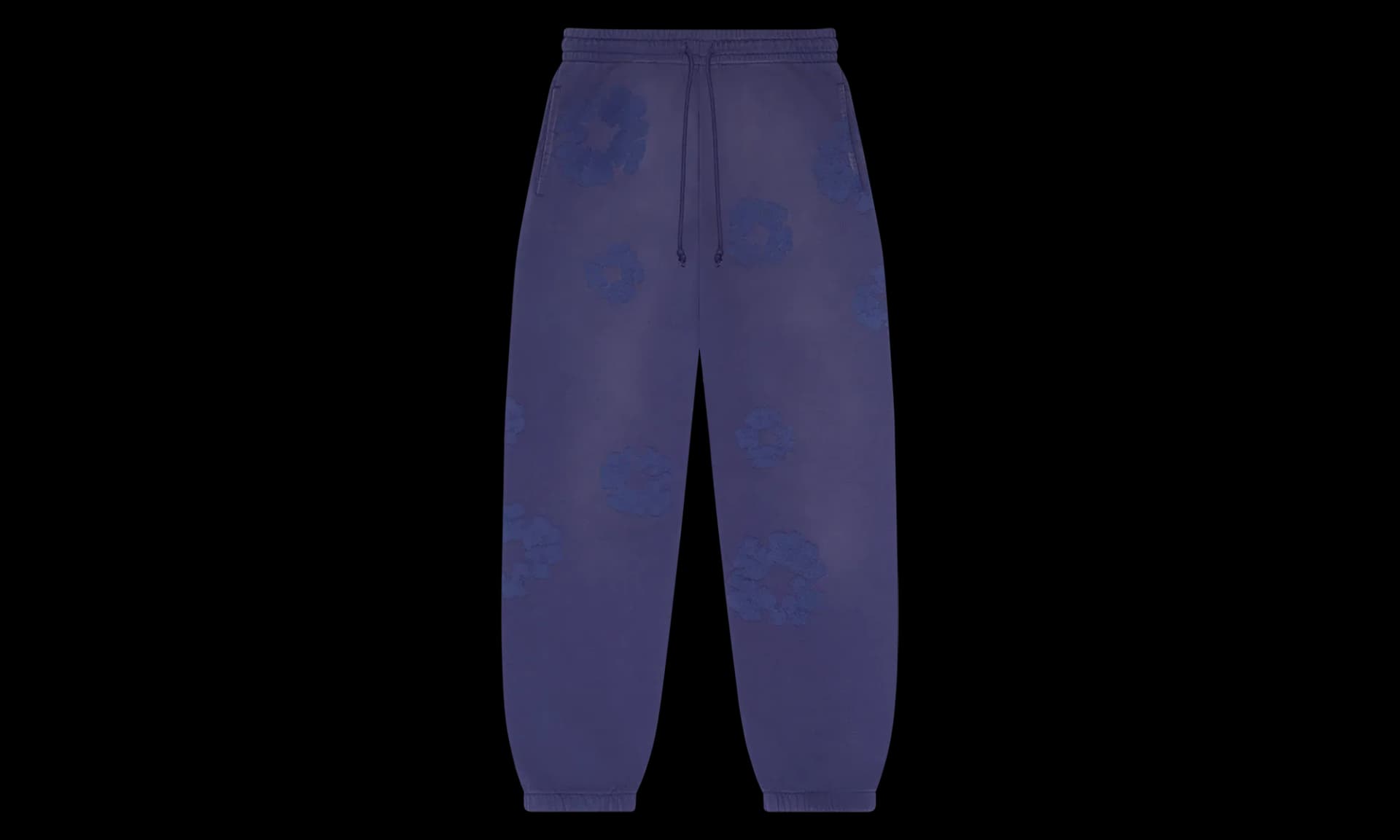 Denim Tears Mono Cotton Wreath Sweatpants Washed Blue