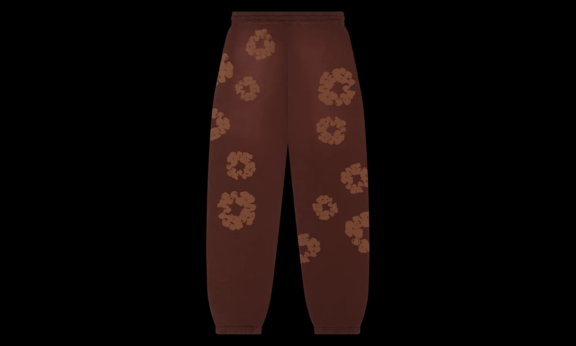 Denim Tears Mono Cotton Wreath Sweatpants Brown | OVERCEZ