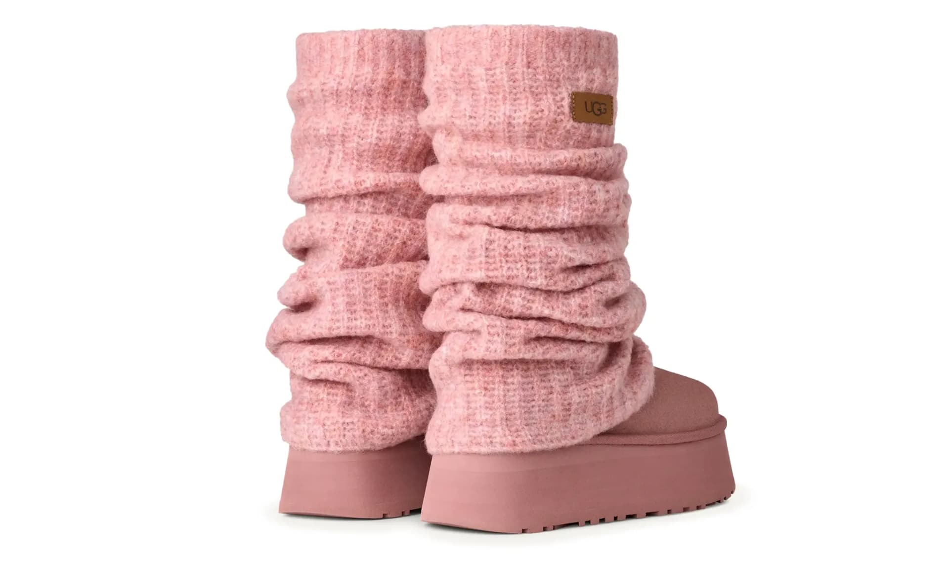 UGG Classic Mini Dipper Legwarmer Boot Pink Dawn (W) | OVERCEZ