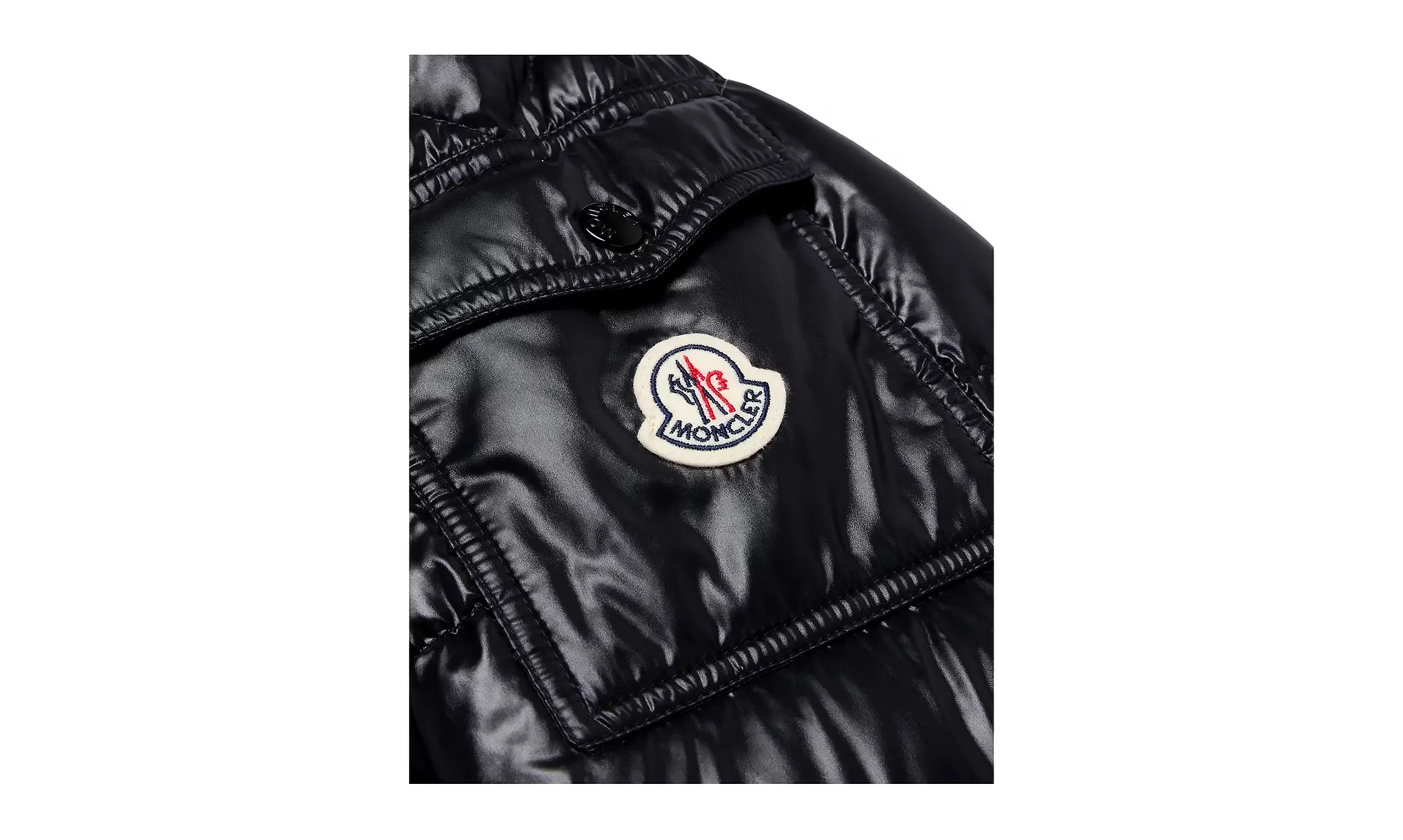 Moncler Maya Short Down Jacket Black