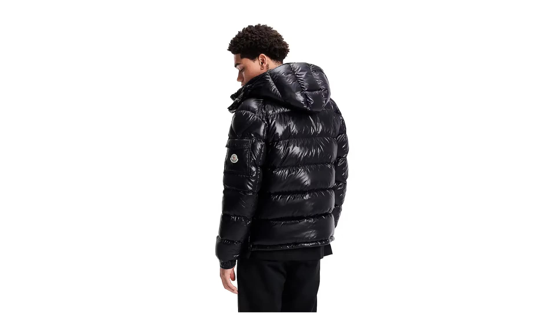 Moncler Maya Short Down Jacket Black | OVERCEZ